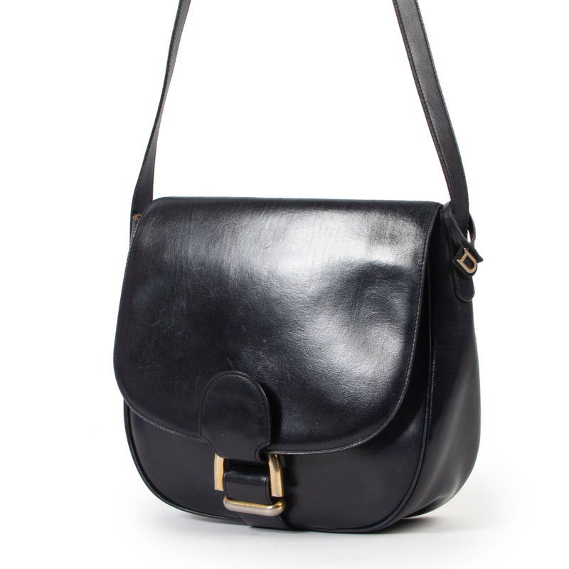 shop safe online Delvaux Black Poirier Shoulder Bag