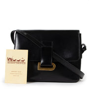Delvaux Black Poirier Shoulder Bag
