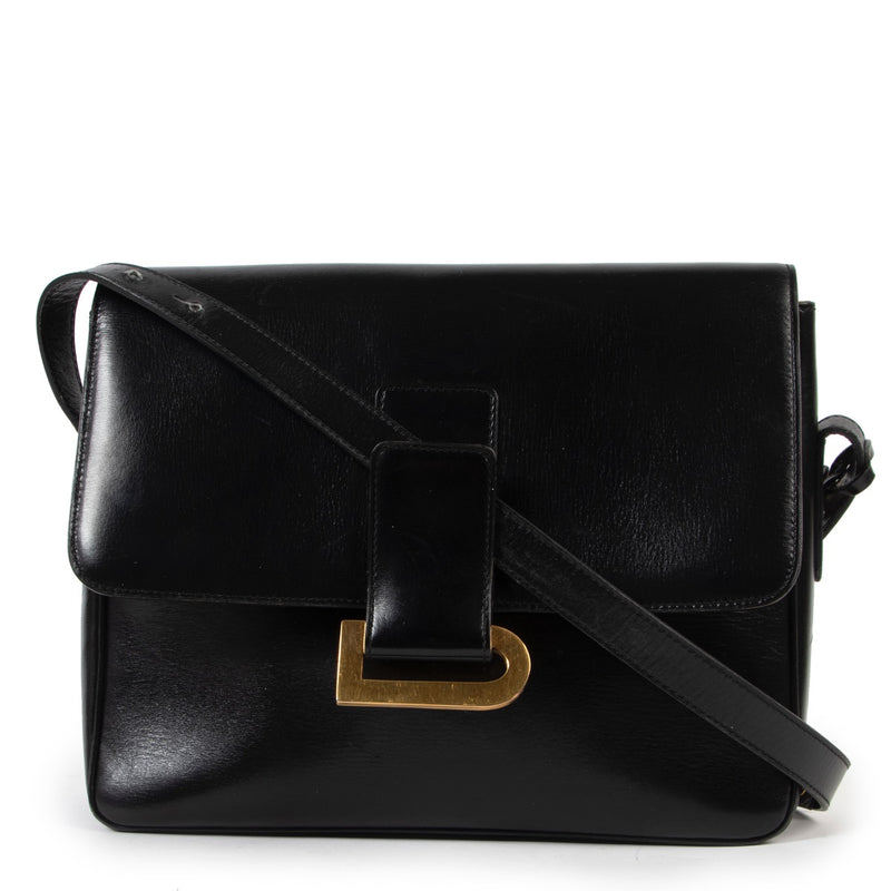 Delvaux Black Poirier Shoulder Bag
