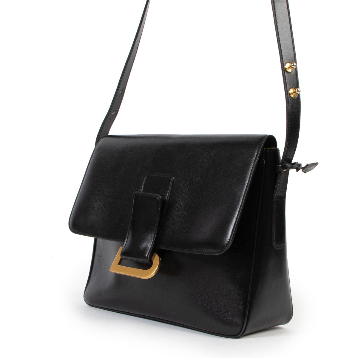 shop safe online Delvaux Black Poirier Shoulder Bag