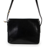 koop veilig online tegen de beste prijs Delvaux Black Poirier Shoulder Bag