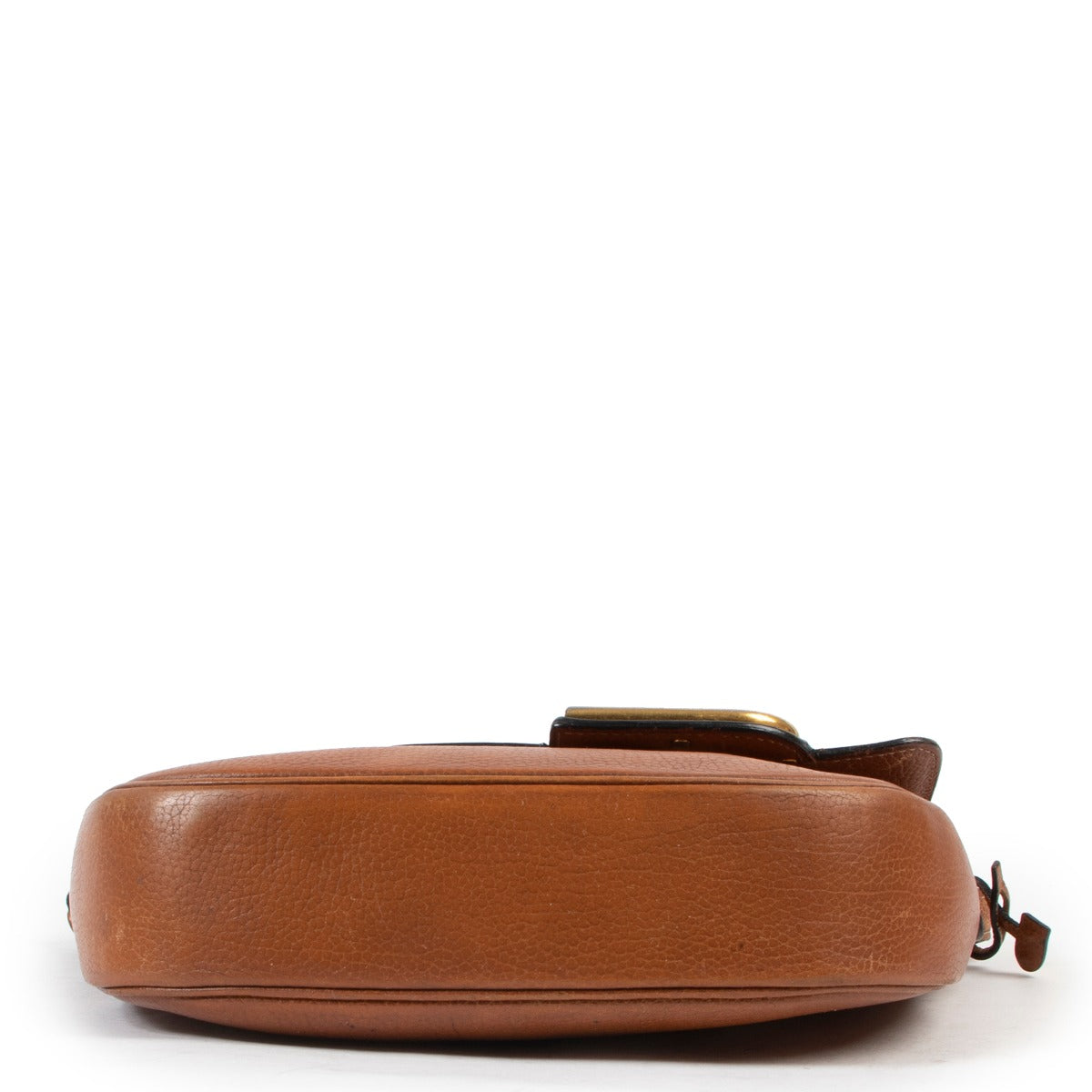 Delvaux Cognac Shoulder Bag in very good condition on Labellov safe website for designer goods and bags