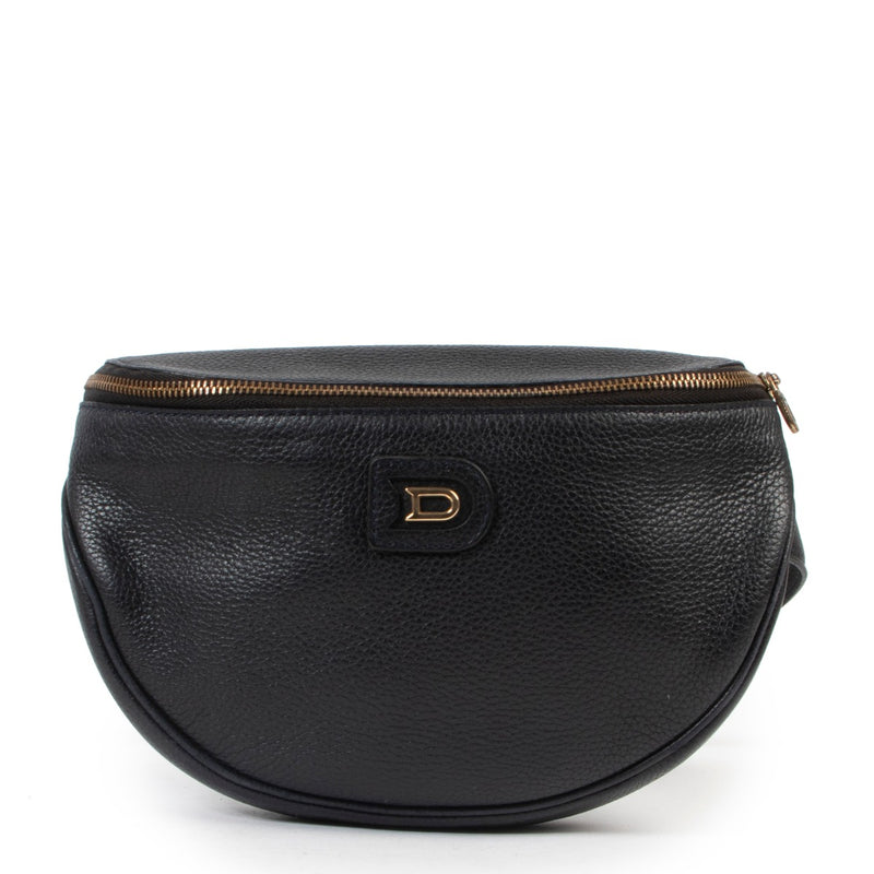 Delvaux Blue Crossbody Belt Bag get this bag in good condition at Labellov online or in store in Antwerp