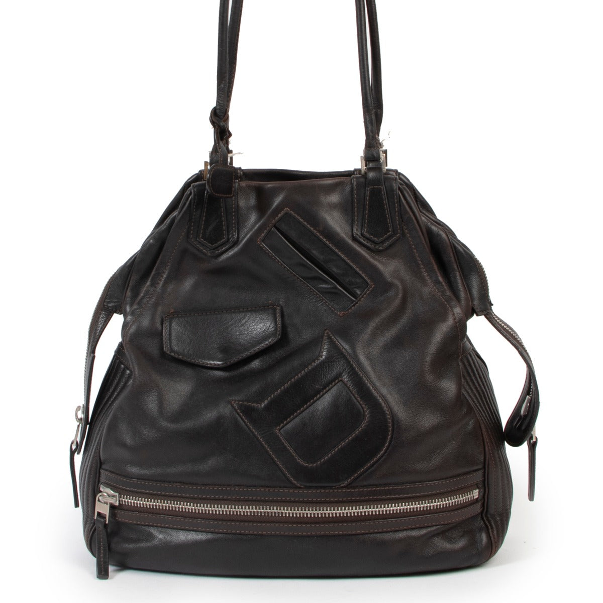 Get this Delvaux Brown Shoulder Bag now in preloved condition online or in store at Labellov Luxury.