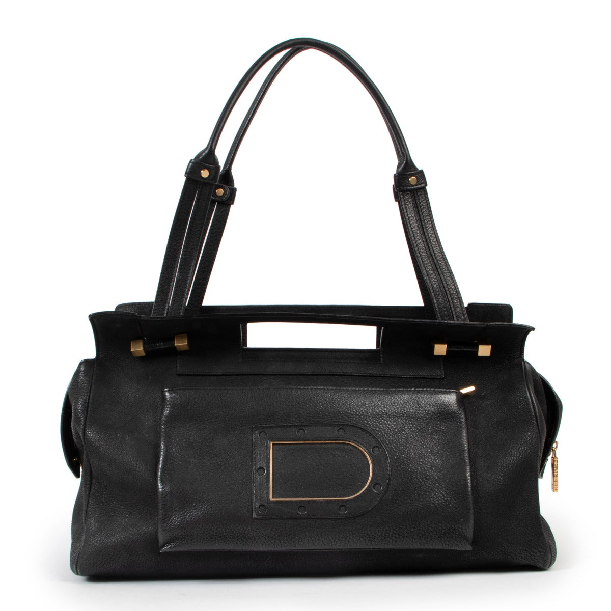 Delvaux Black Benjamin Shoulder Bag