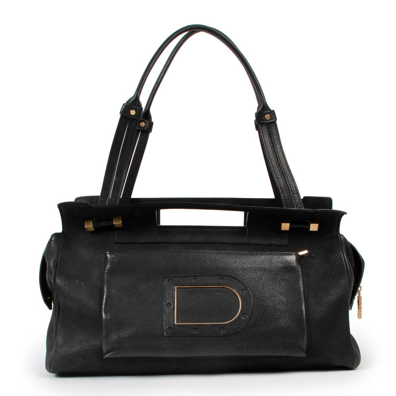 Delvaux Black Benjamin Shoulder Bag