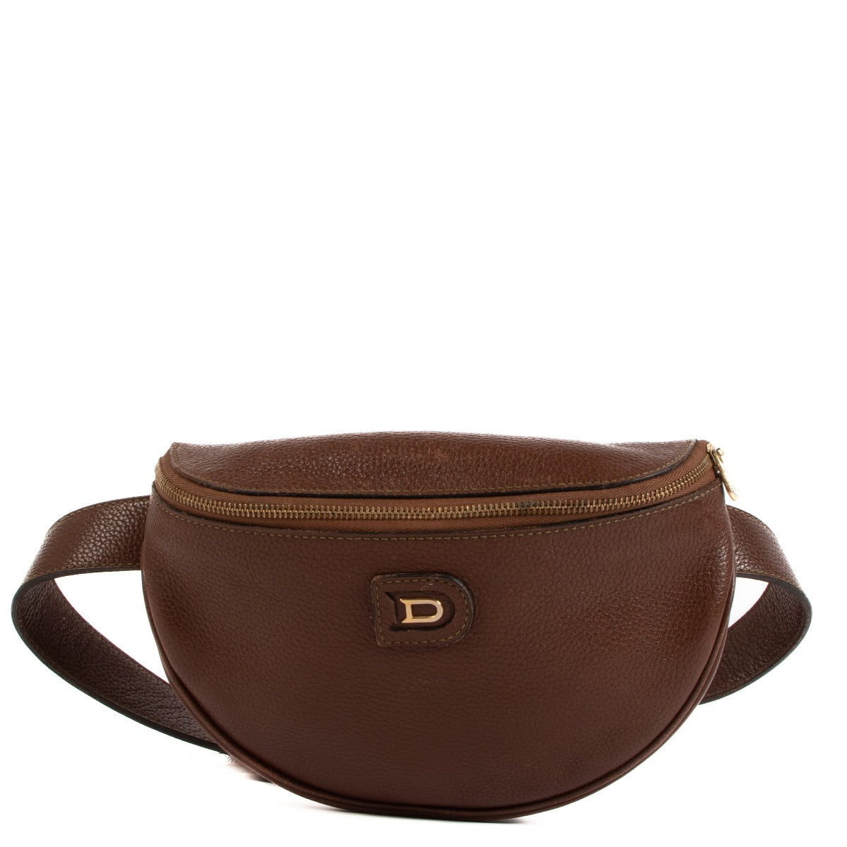 Delvaux Musette Brown Leather Belt Bag