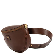 Delvaux Musette Brown Leather Belt Bag