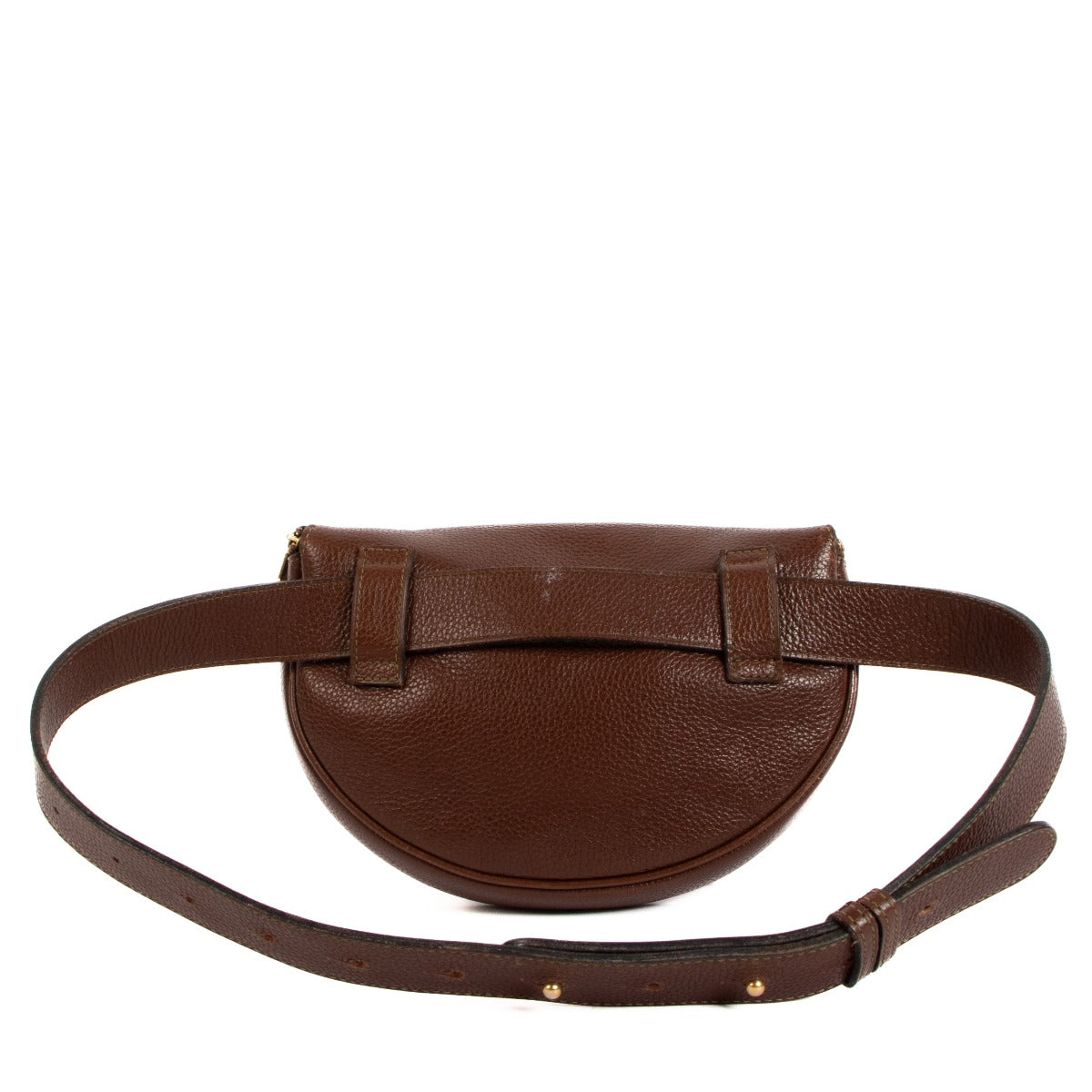 Delvaux Musette Brown Leather Belt Bag