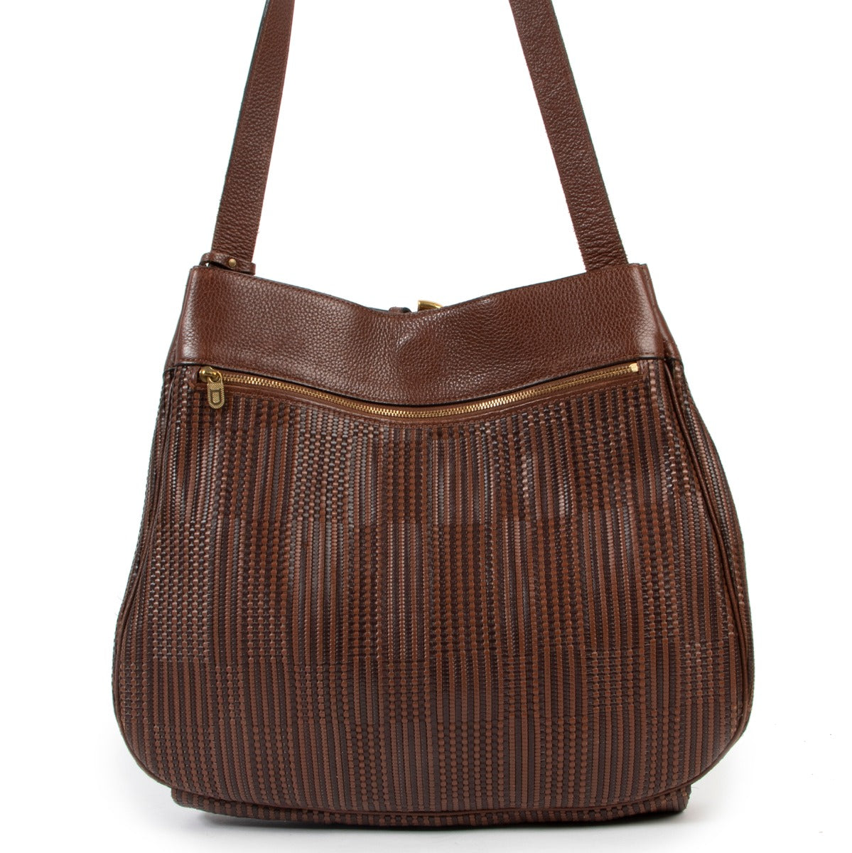 Delvaux Brown TDC Bergerac Bag