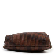 Delvaux Mocha Brown Toile de Cuir Bergerac Shoulder Bag