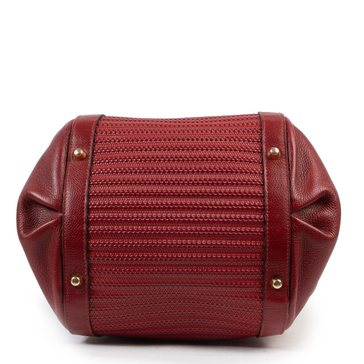 Delvaux Red TDC Caraibes Shoulder bag at Labellov