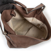 Original Vintage Delvaux Brown Le Louise Calfskin Leather Shoulder bag in good condition on Labellov Luxury site for designer goods