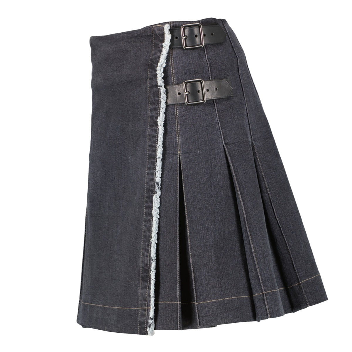 Buy online an authentic second hand Burberry London black pleated denim bottom - Size: 36 in very good condition at Labellov in Antwerp.
