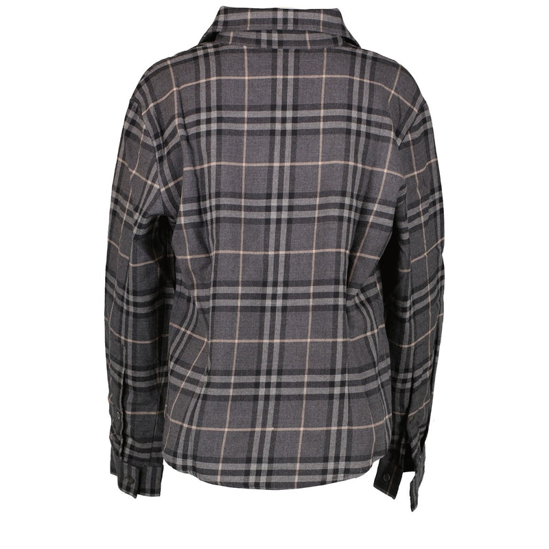Burberry London Grey Check Wool Shirt