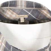 Buy online an authentic second hand Burberry London Grey pleated checked wool kilt skirt/ size: S in very good condition at Labellov in Antwerp