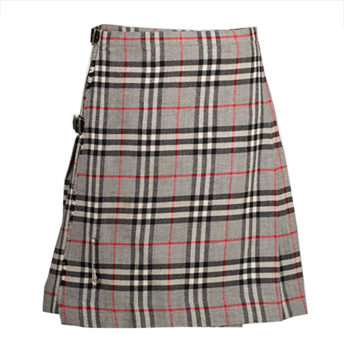 Shop safe online at Labellov in Antwerp this 100% authentic second hand Burberry Pleated Checked Wool Kilt Skirt