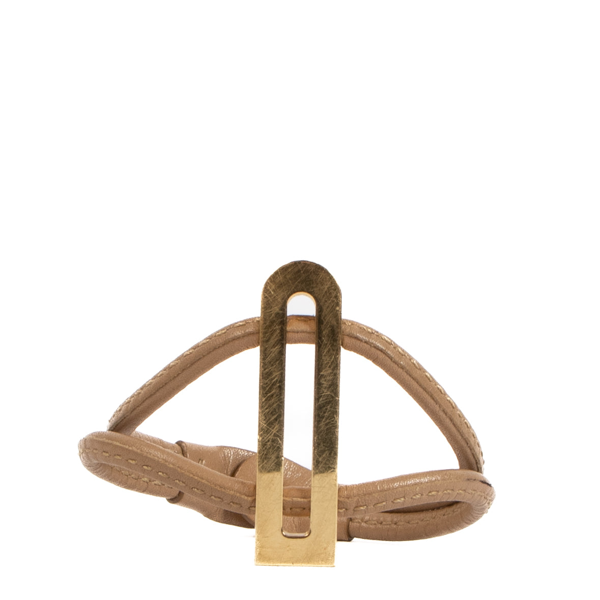 Shop safe online at Labellov in Antwerp, Brussels and Knokke this 100% authentic second hand Delvaux Beige Leather Bracelet