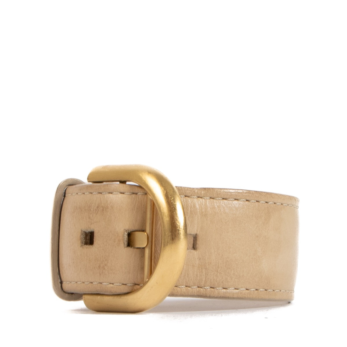 Shop safe online at Labellov in Antwerp, Brussels and Knokke this 100% authentic second hand Delvaux Beige Leather Bracelet