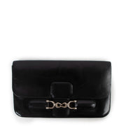 Delvaux Black Leather Escudo Vintage Wallet