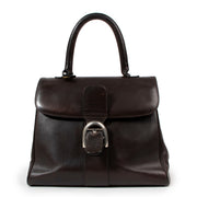 Delvaux Vintage 1960 Brillant MM Brown Box Calf