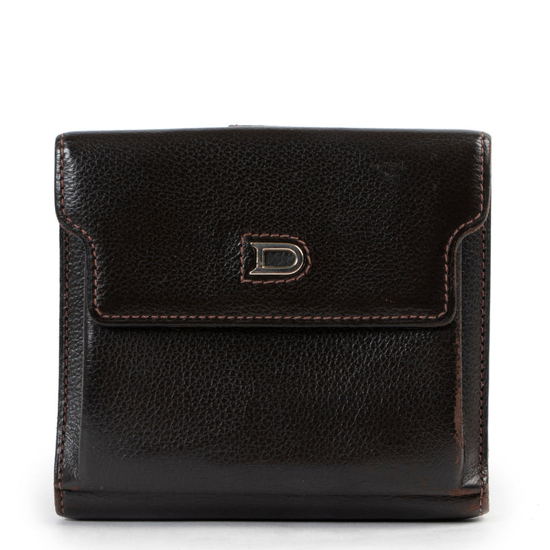 Delvaux Bruine Portemonnee