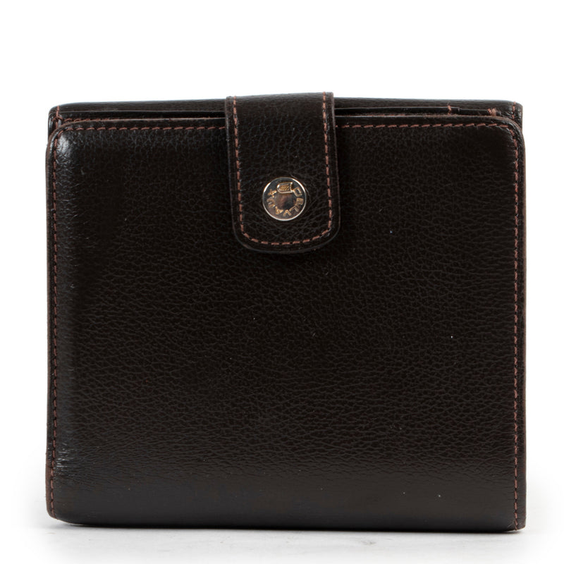 Delvaux Bruine Portemonnee