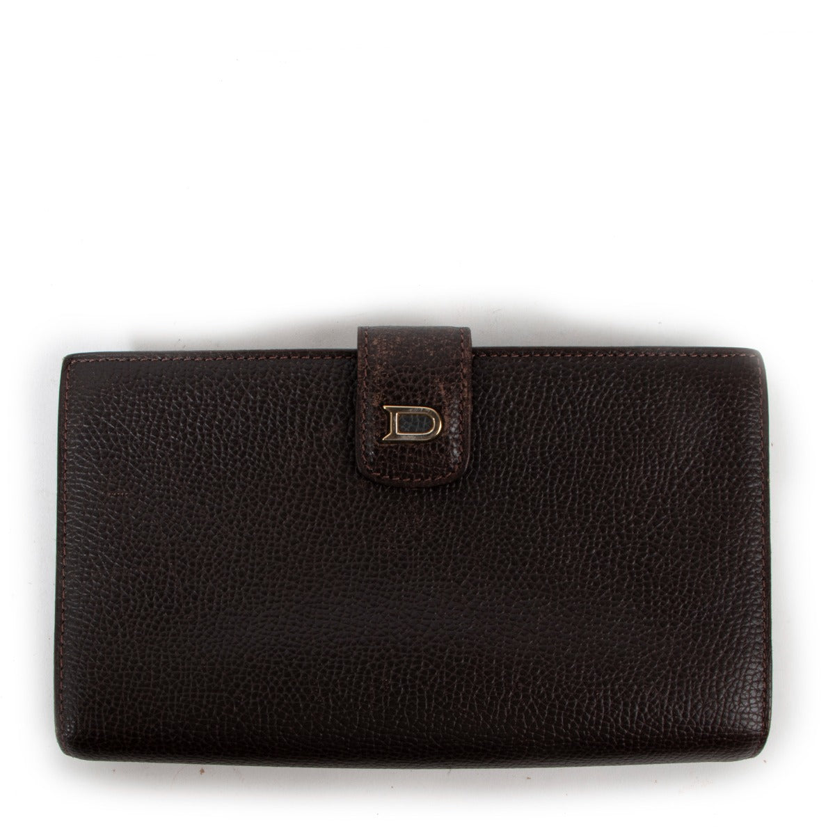 Delvaux Valeur Café Brown Leather Long Wallet