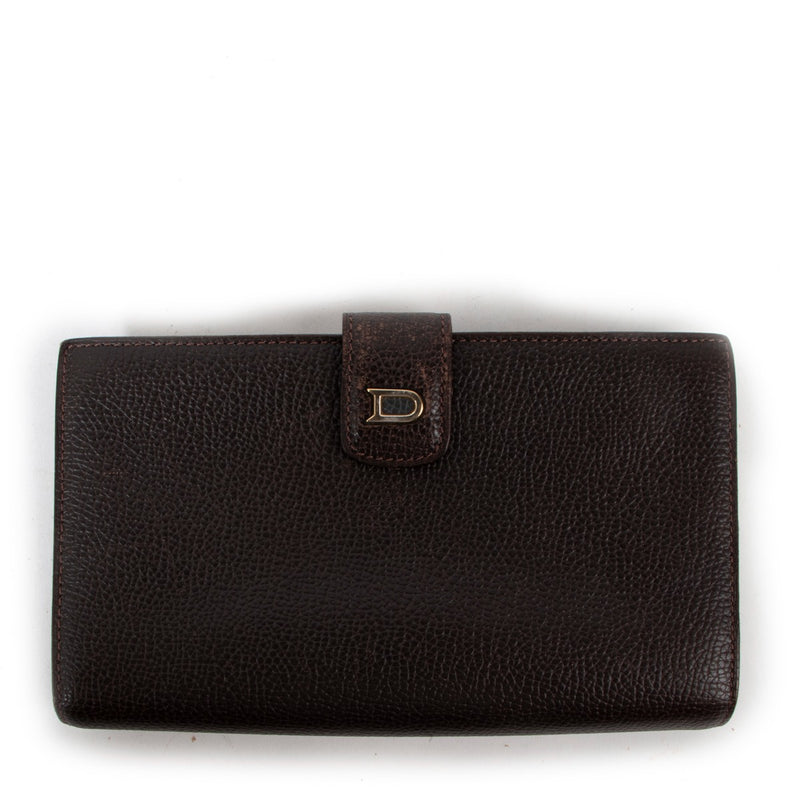 Delvaux Valeur Café Brown Leather Long Wallet