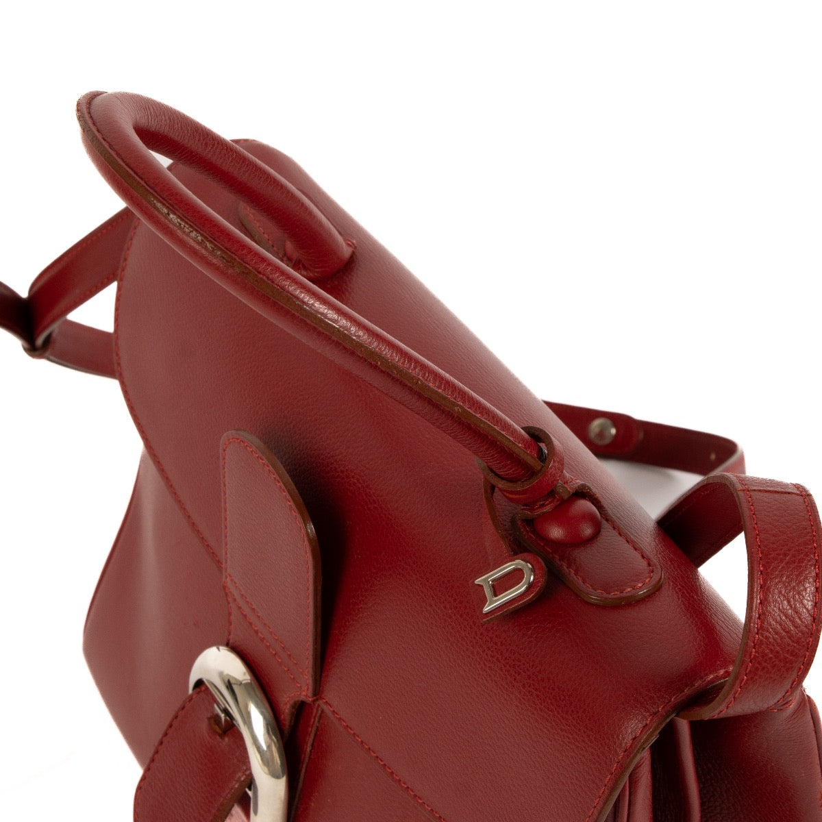 shop 100% authentic second hand Delvaux Red Brillant MM Top Handle on Labellov.com