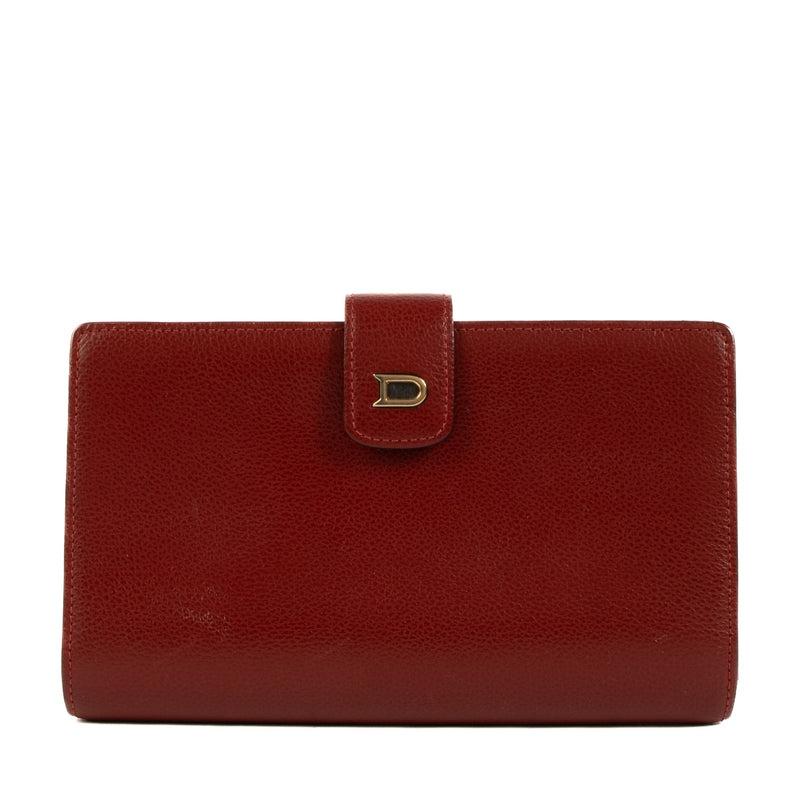 shop 100% authentic second hand Delvaux Red Long Wallet on Labellov.com