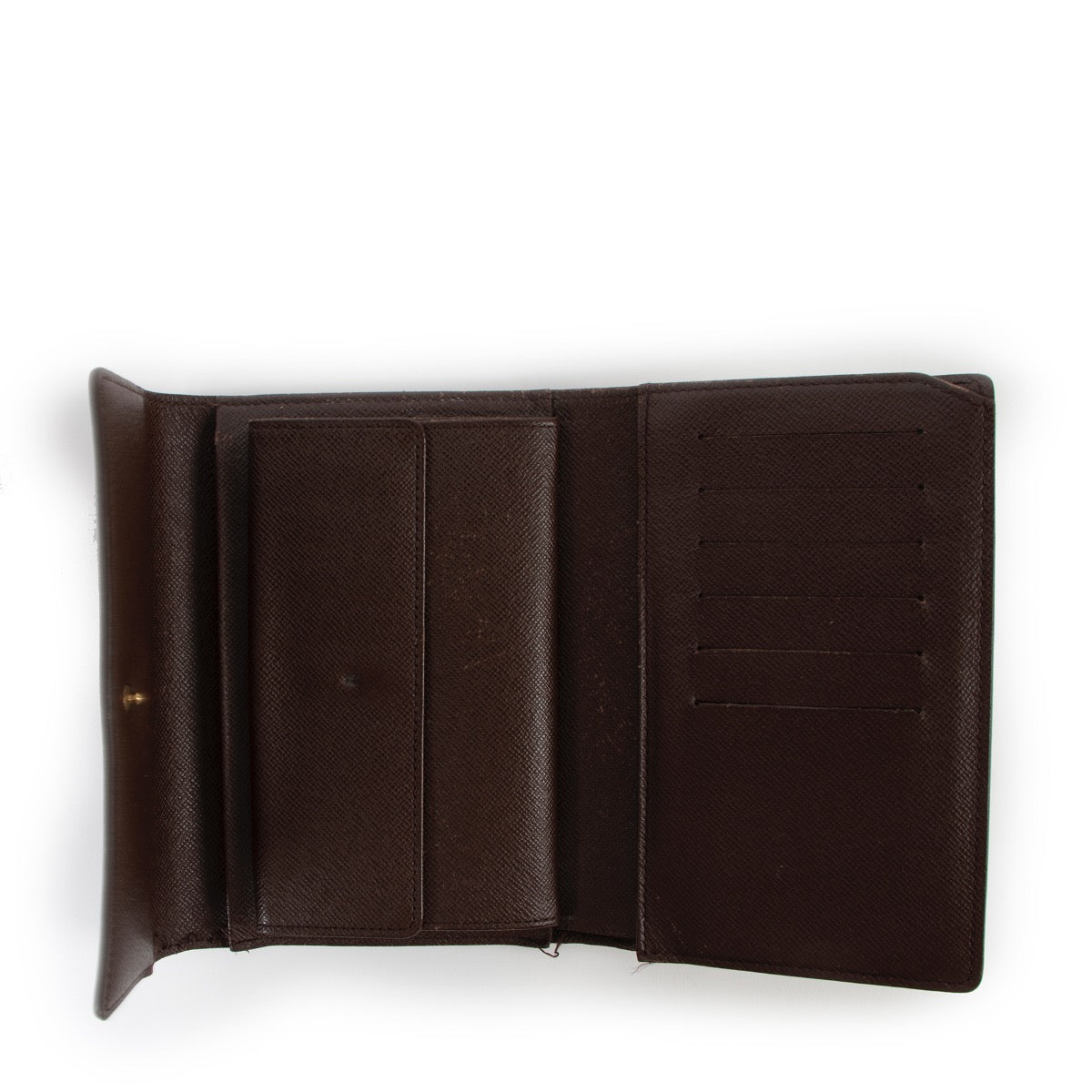 Portefeuille Louis Vuitton Porte-Tresor Etui Papiers Damier Ebène
