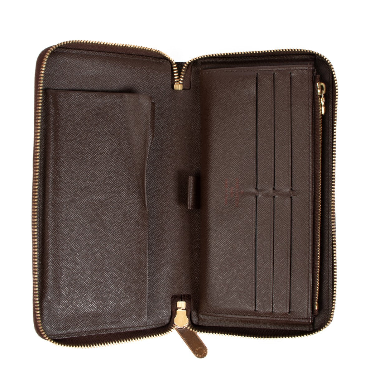 Louis Vuitton Zippy Organiser Damier Ebene Wallet