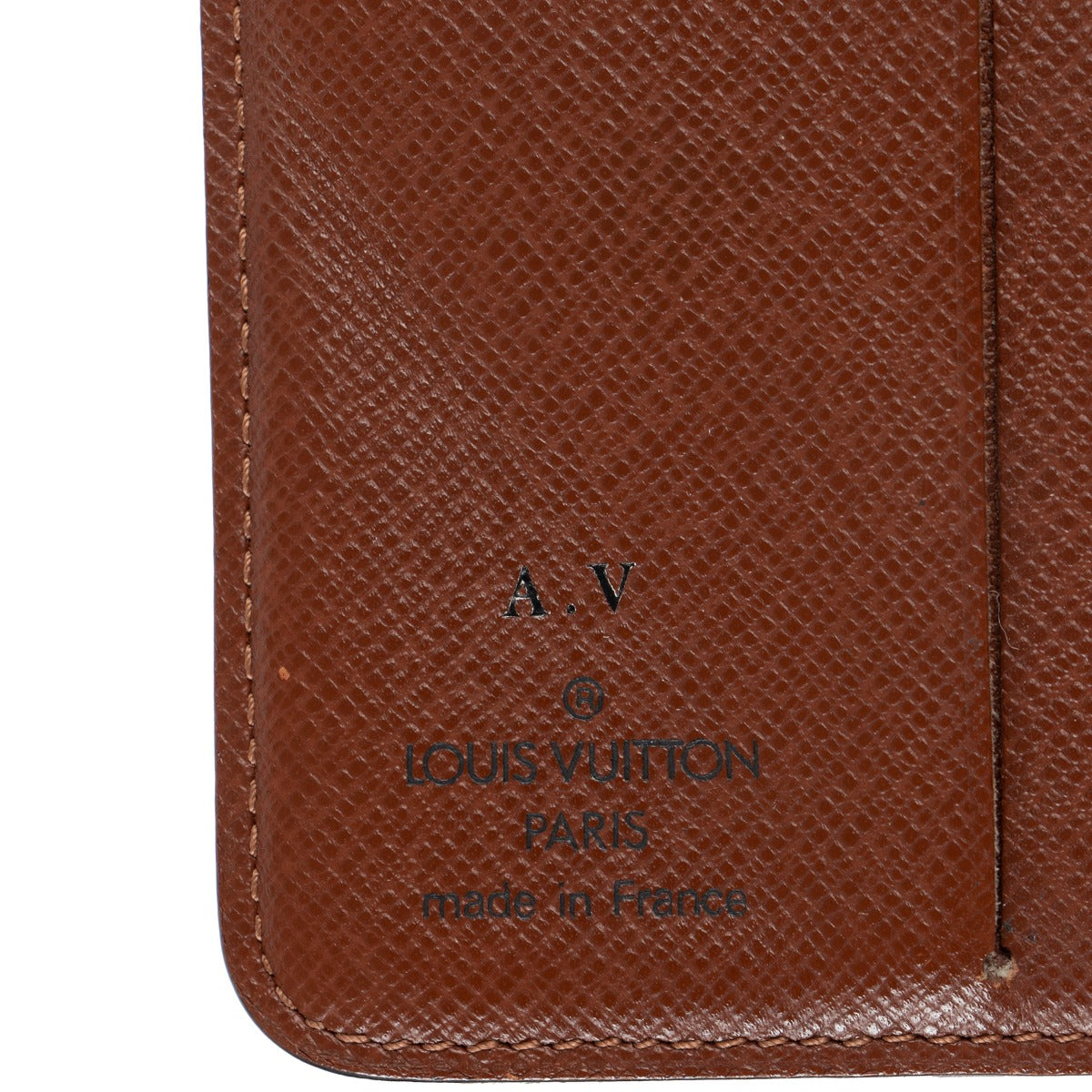 Portefeuille compact zippé Louis Vuitton en toile Monogram