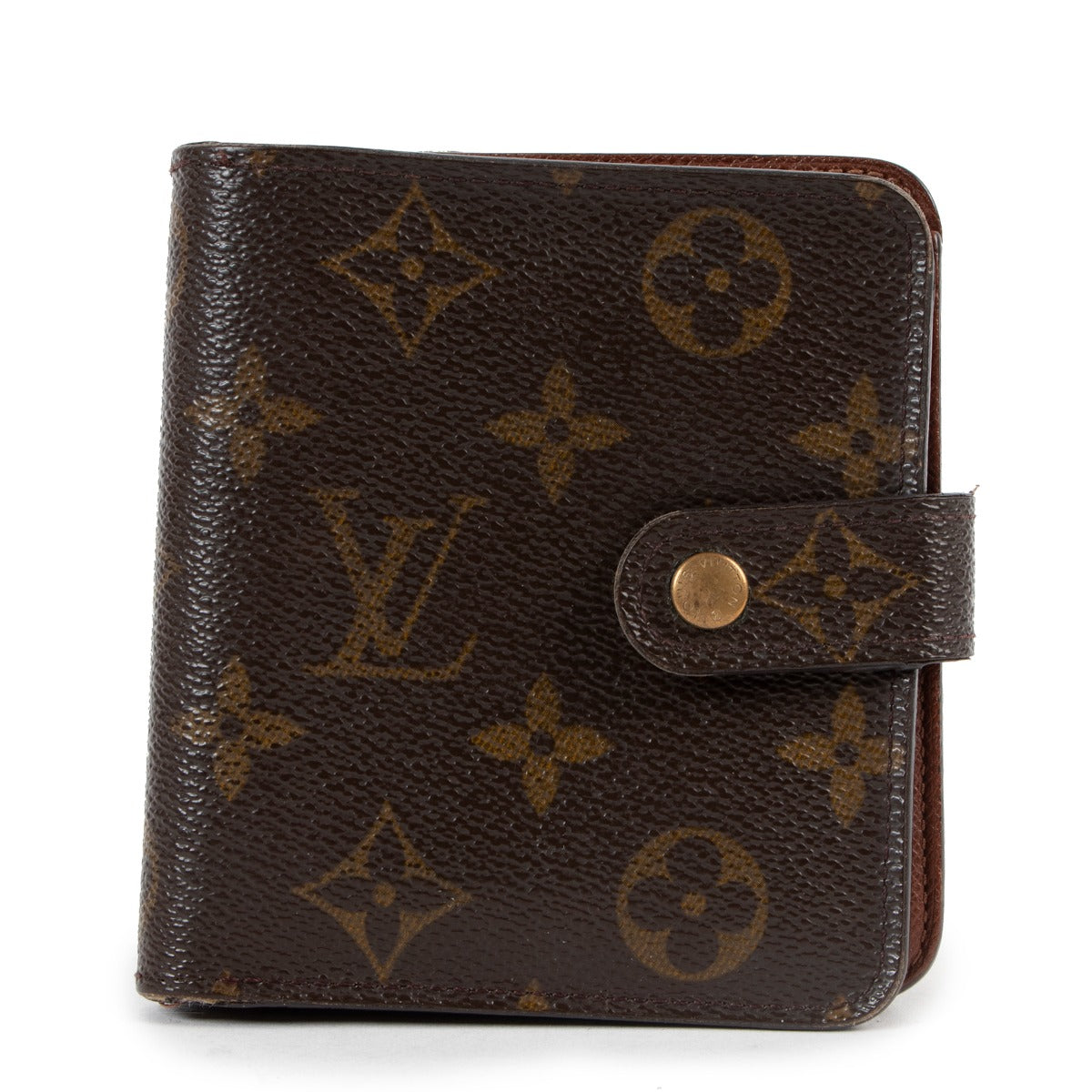 Louis Vuitton Monogram Canvas Compact Zip Wallet