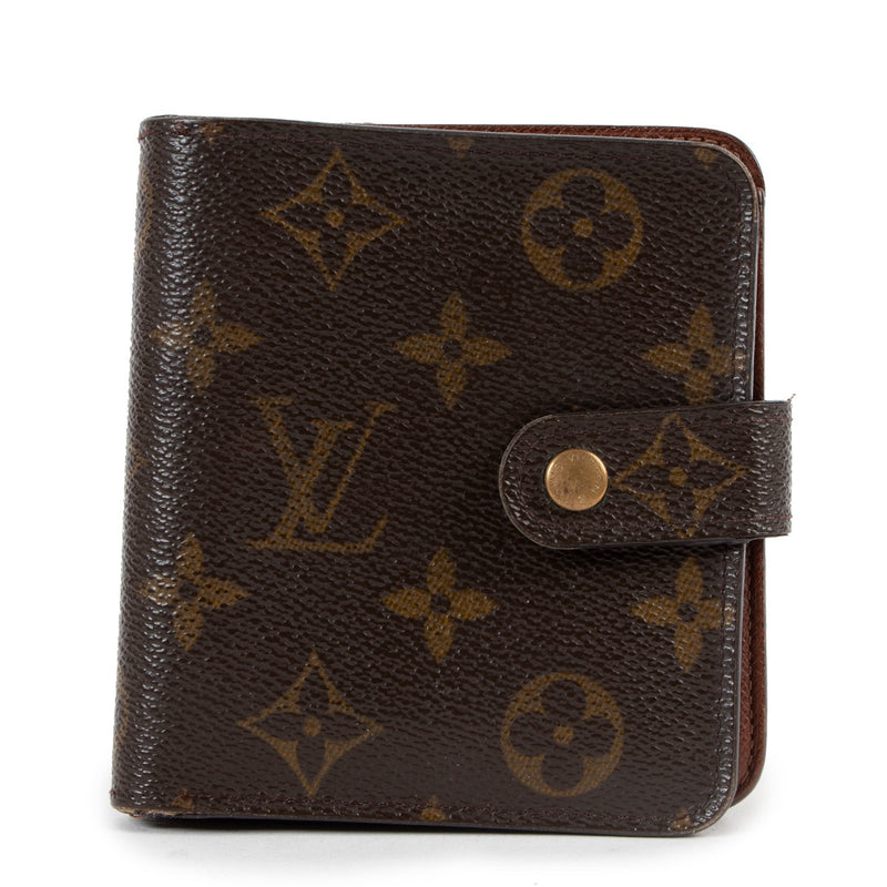 Louis Vuitton Monogram Canvas Compact Zip Wallet