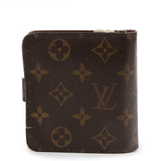 Louis Vuitton Monogram Canvas Compact Zip Wallet