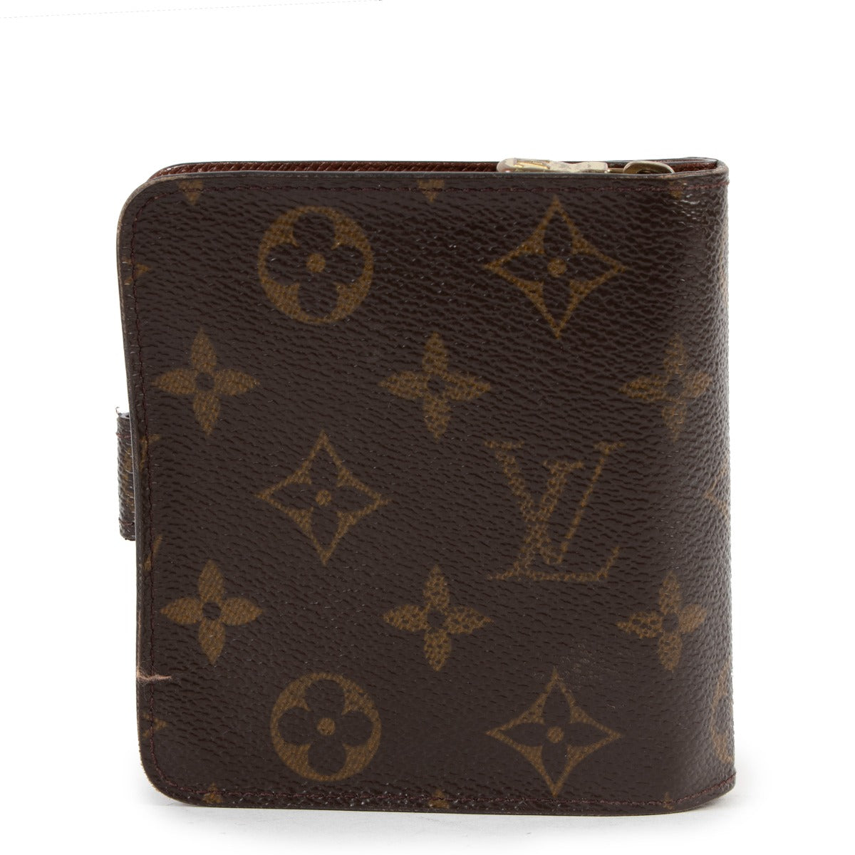 Louis Vuitton Monogram Canvas Compact Zip Wallet
