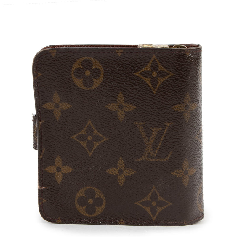 Louis Vuitton Monogram Canvas Compact Zip Wallet