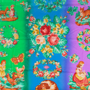 shop safe Versace Multicolor silk Scarf at Labellov Antwerp at the best price