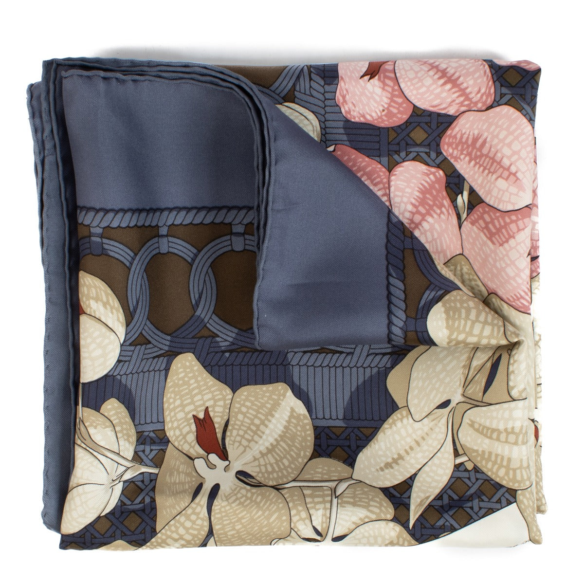 Hermès Multicolor Souvenirs d'Asie 90 Scarf