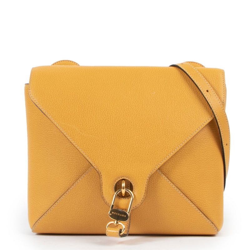 Delvaux Yellow Leather Crossbody