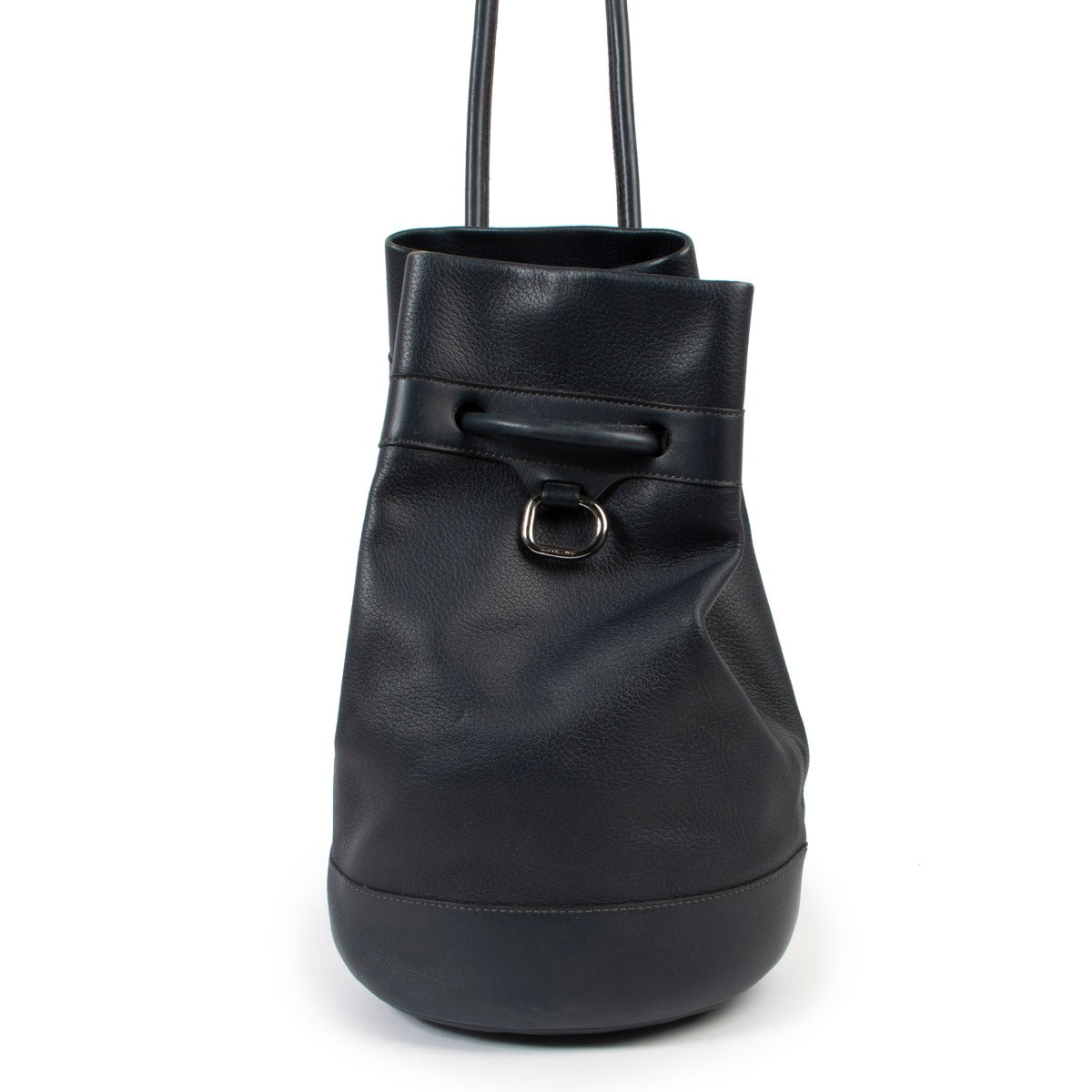 Deux De Delvaux Blue Shoulder Bag