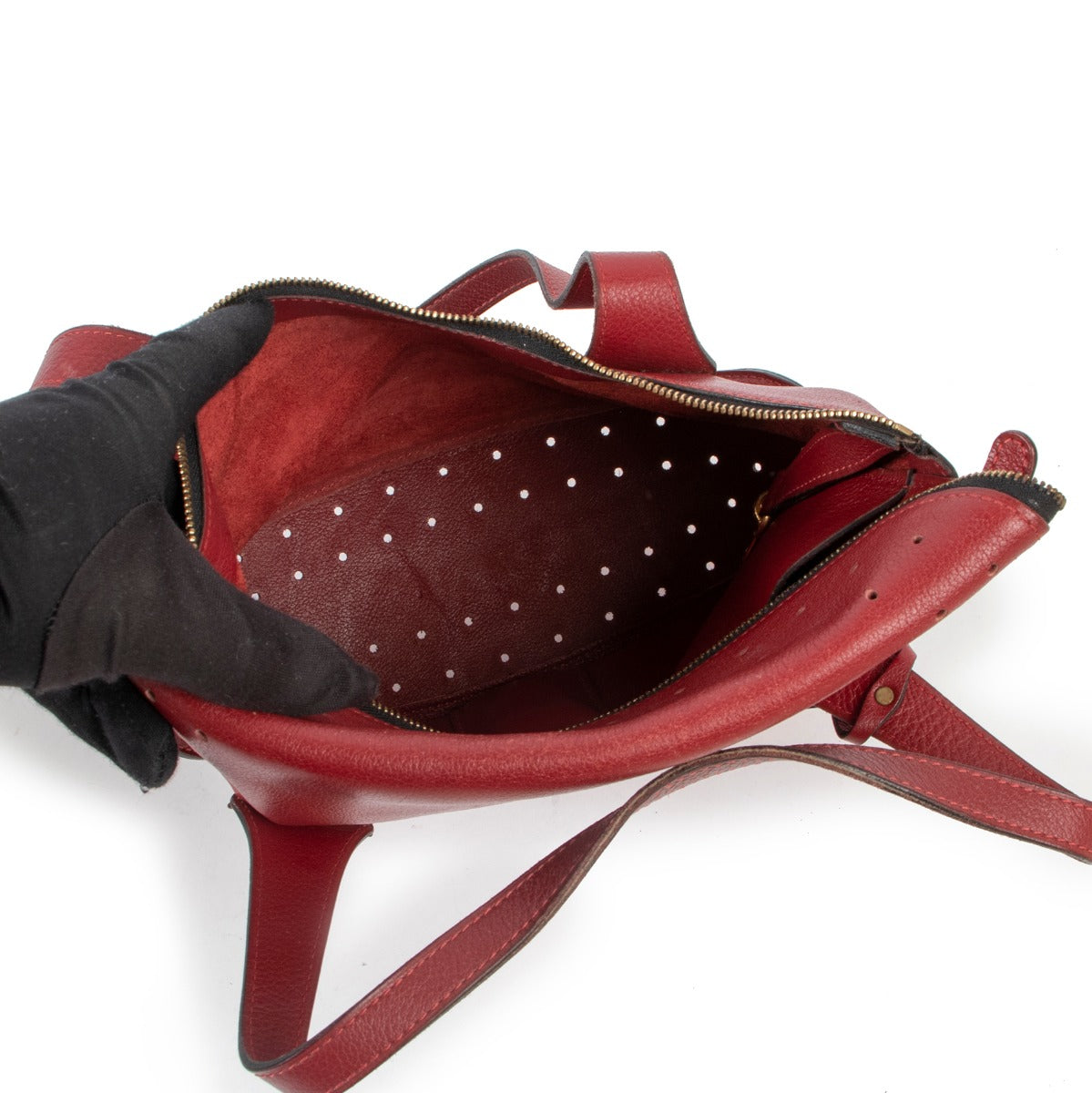 Delvaux Red Top Handle online or in store