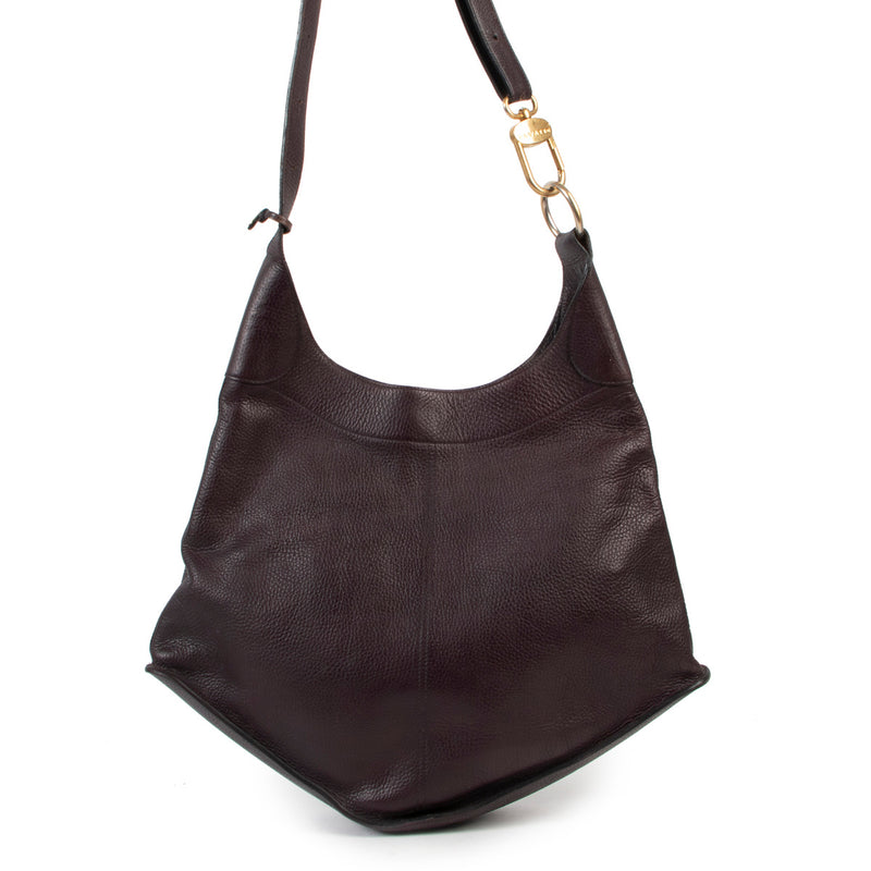 Delvaux Purple Satan Shoulder Bag