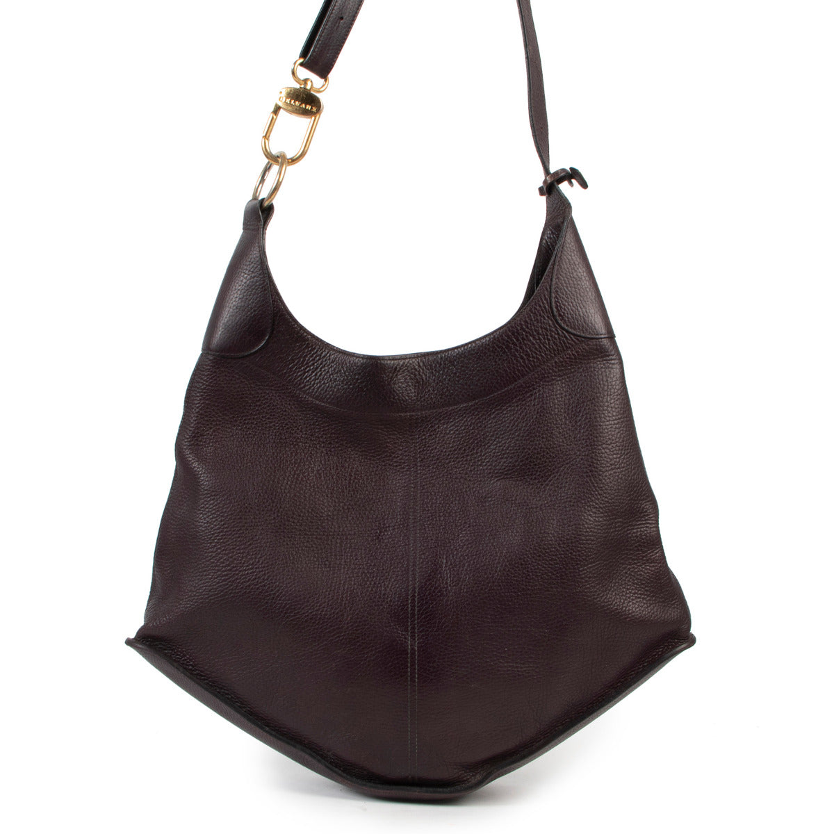 Delvaux Purple Satan Shoulder Bag