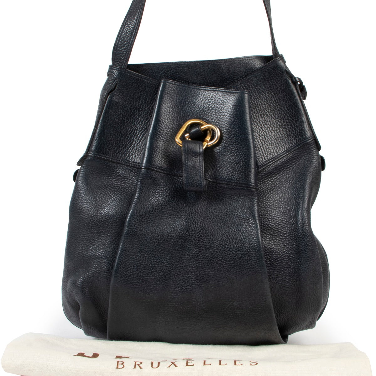 Buy this Delvaux Blue Faust Shoulder Bag in preloved condition online or in store. Buy and sell your designer items for a reasonable price.