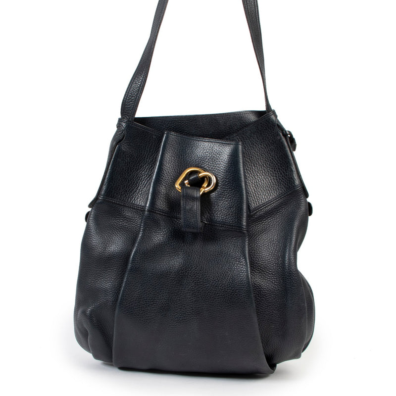 Delvaux Blue Faust Shoulder Bag