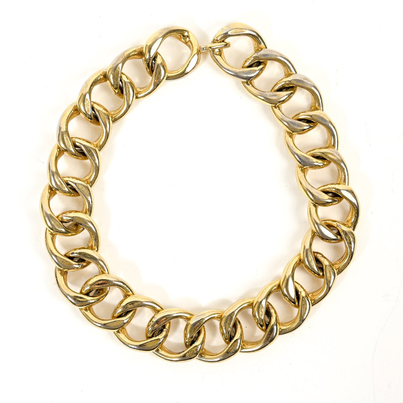 Chanel Vintage 1970s Gold Link Chain Necklace