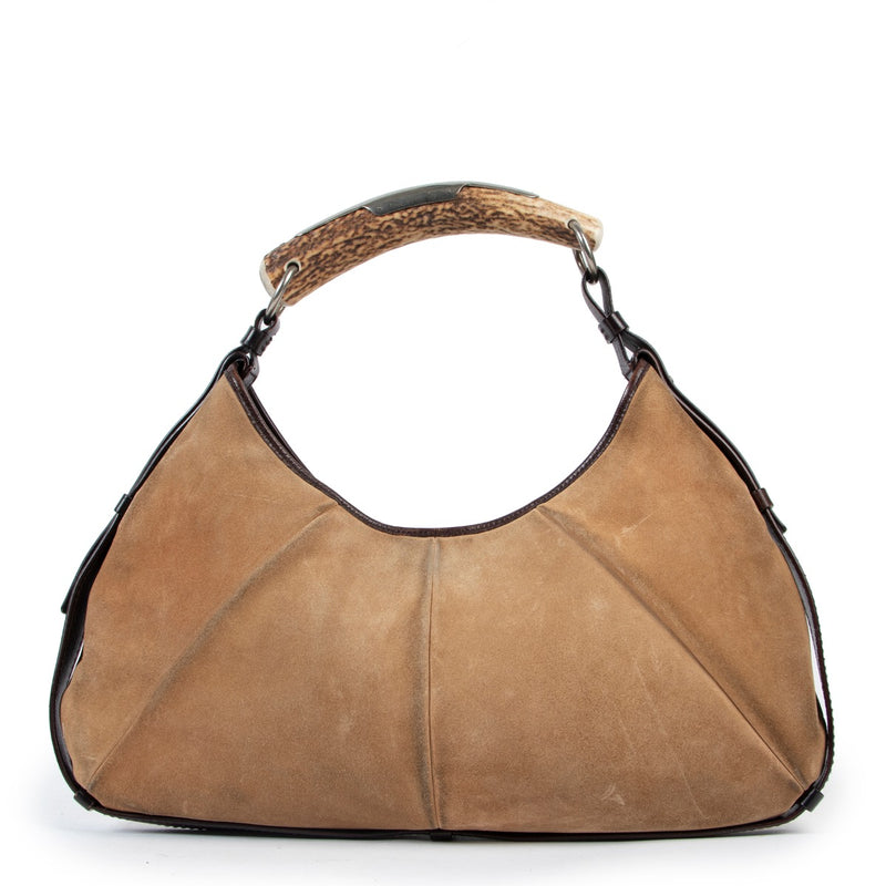 Saint Laurent Beige Mombasa Shoulder Bag